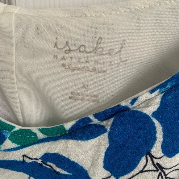 Isabel Maternity Floral Print Dress XL - Picture 5 of 5